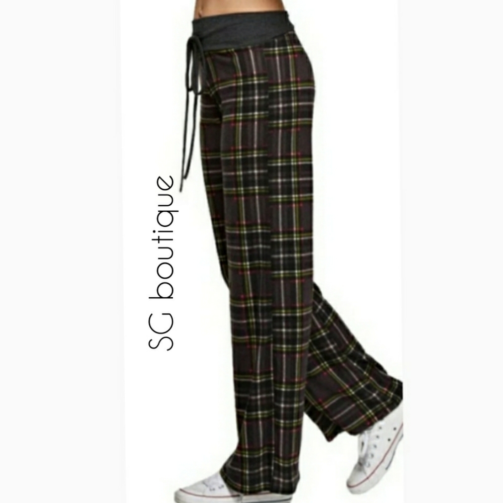 🆕⭐Mon Ami grey plaid wide leg pants